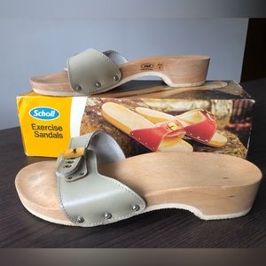 Vintage Scholl Exercise Sandals
